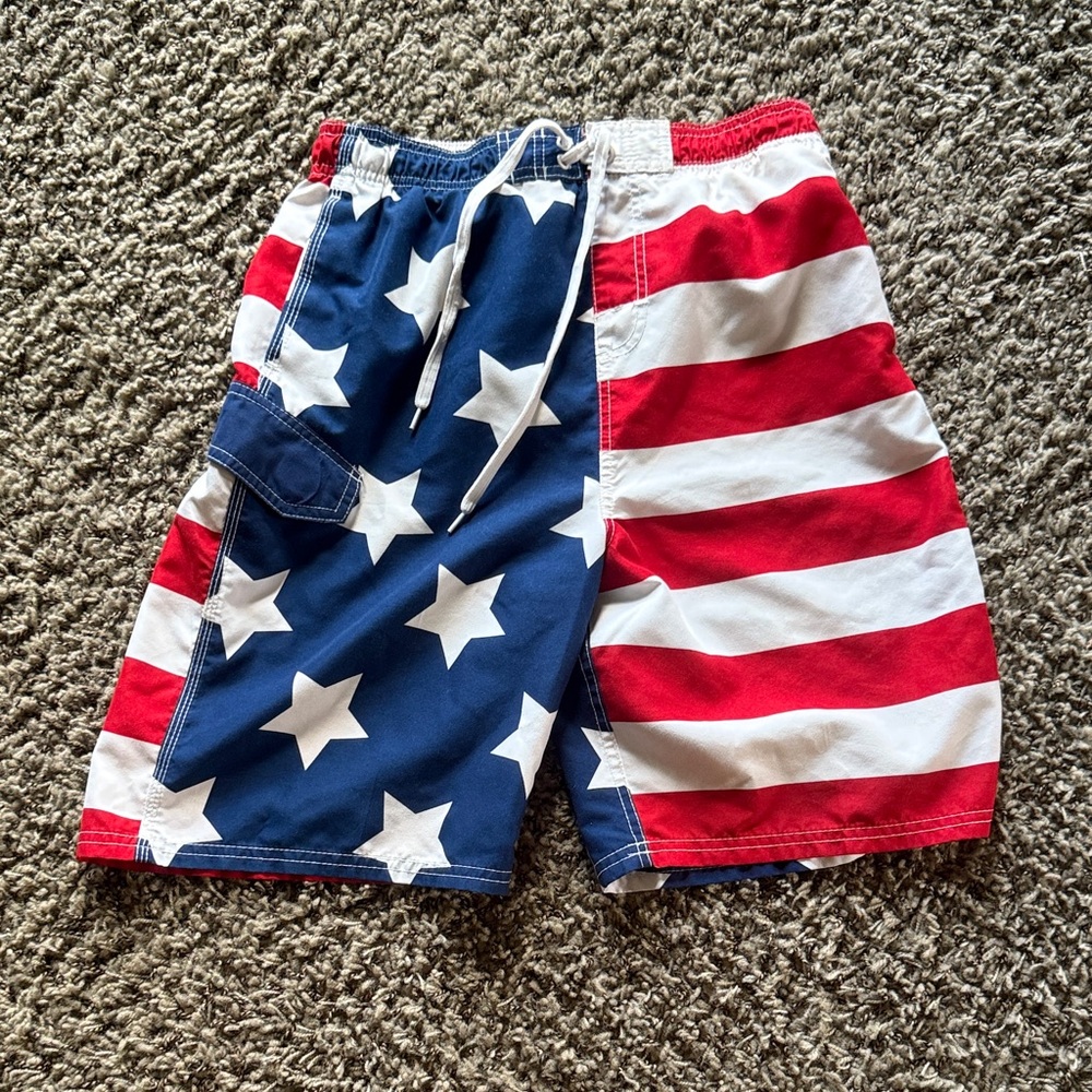 Kanu Surf Kids Swim Trunks - Stars and Stripes